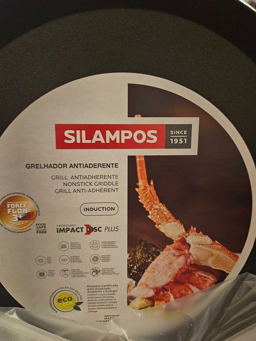 Silampos Grelhador circular antiaderente 34,de fábrica