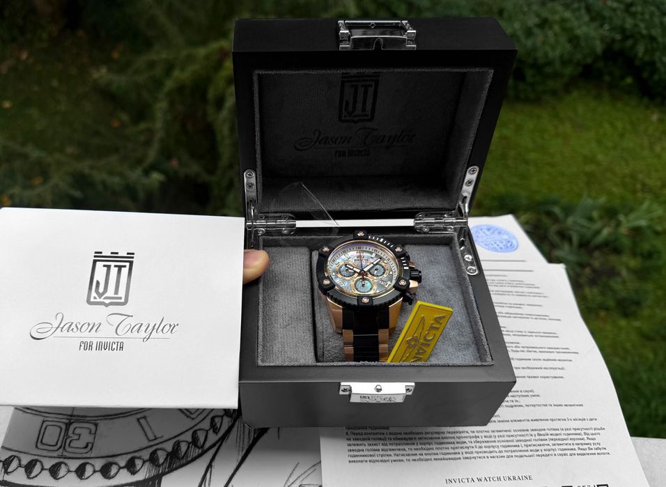 Годинник чоловічий Invicta 51285 Reserve Jason Taylor Imperix Limited Edition 43/99 50 мм 200 МТ