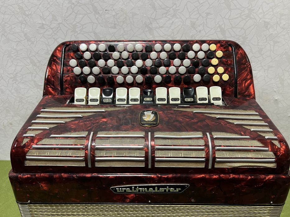 Німецький 5-ти рядний баян Weltmeister. Налаштований Майстром