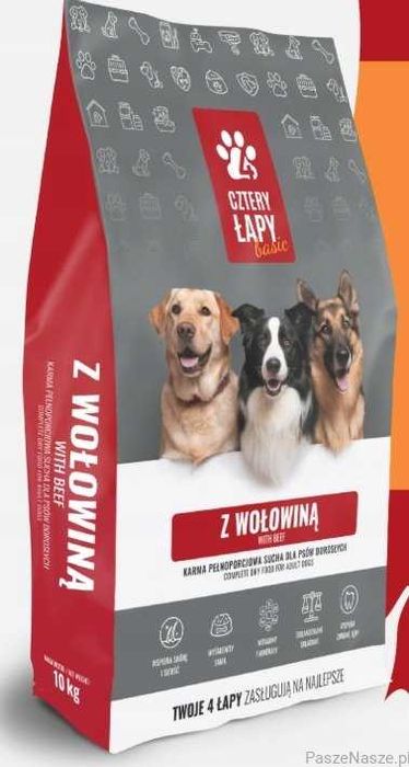 Karma 4 Łapy Wołowina 20kg