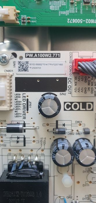 Tv TCL 43P635 peças