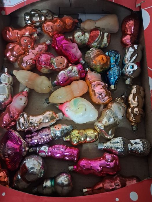 Старые елочные игрушки