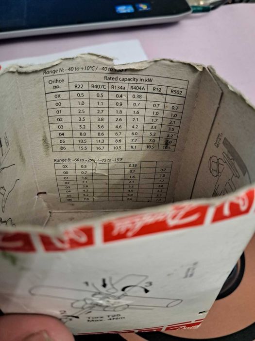 Новий Терморегулювальний вентиль ТРВ Danfoss TEX 2 R22 068Z3209 Данія