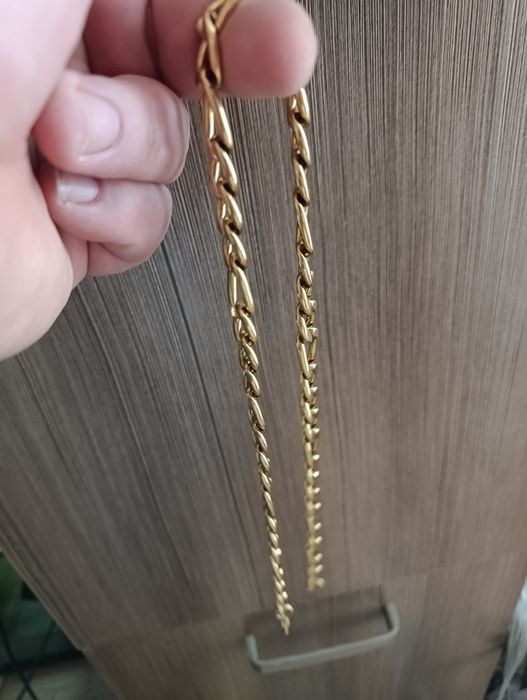 Gruby łańcuch na szyję 60cm