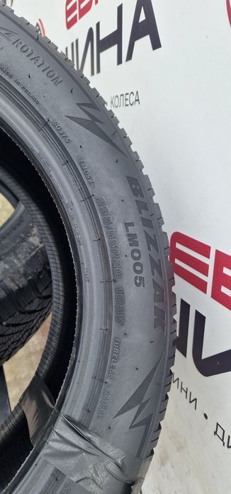 Зима 235/55/R20 2шт 7.1 мм Bridgestone Blizzak Колеса Шини Резина Склад