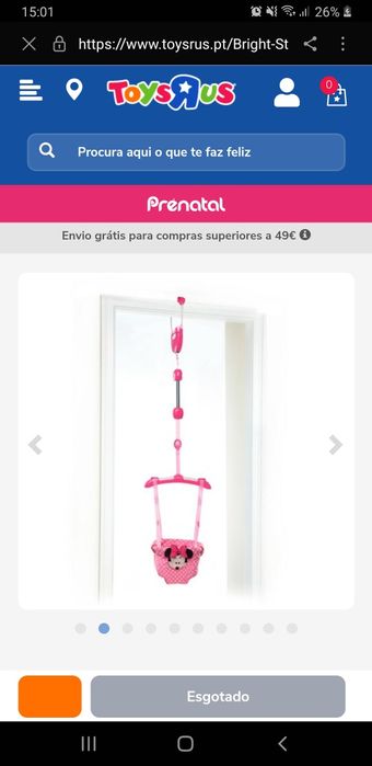 Minnie Mouse Saltador de Porta