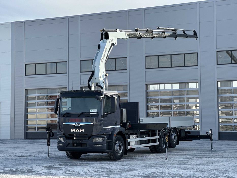 MAN TGM 26.290 6x2-4 BL CH Cormach 28200 E6 Кран-маніпулятор