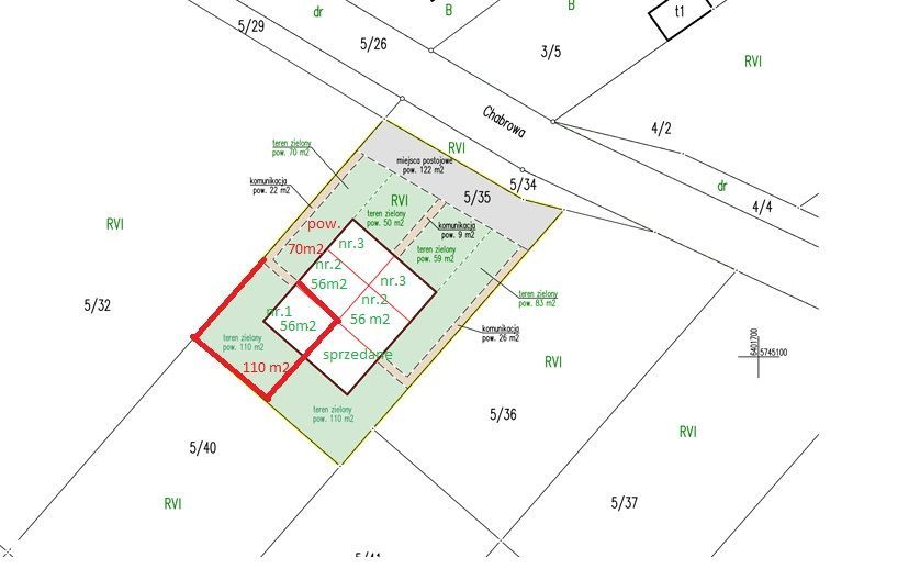 Bezczynszowy 3 pokojowe z działka 110 m2 Leszno ul. Chabrowa, parking!