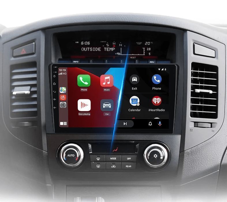 Mitsubishi Pajero 4 2006-2014 – Radio Android 15 9" CarPlay Android Auto 4GB/64GB GPS Nawigacja Stacja Multimedialna WiFi Bluetooth DSP 4G LTE PL