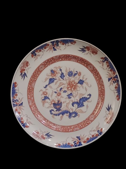Vista Alegre Flat Plate with Imari Pattern