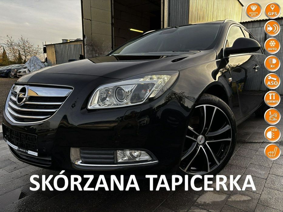 Opel Insignia Insignia 2.0 benzyna 220 km skóra BIXENON klima PANORAMA serwis 2013