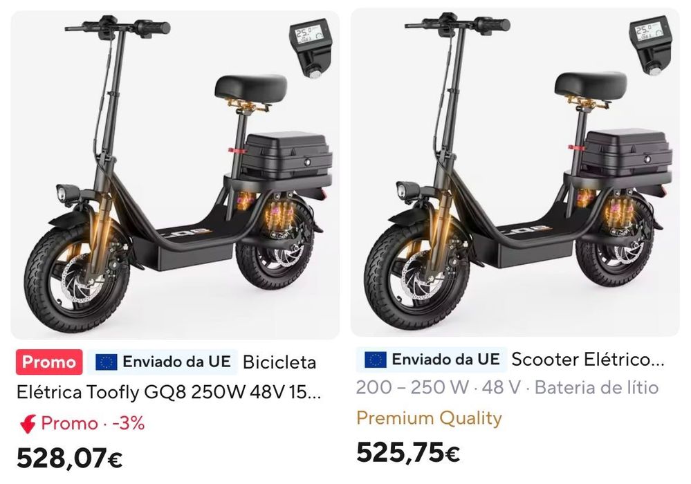Bicicleta scooter eletrica novissima!!!