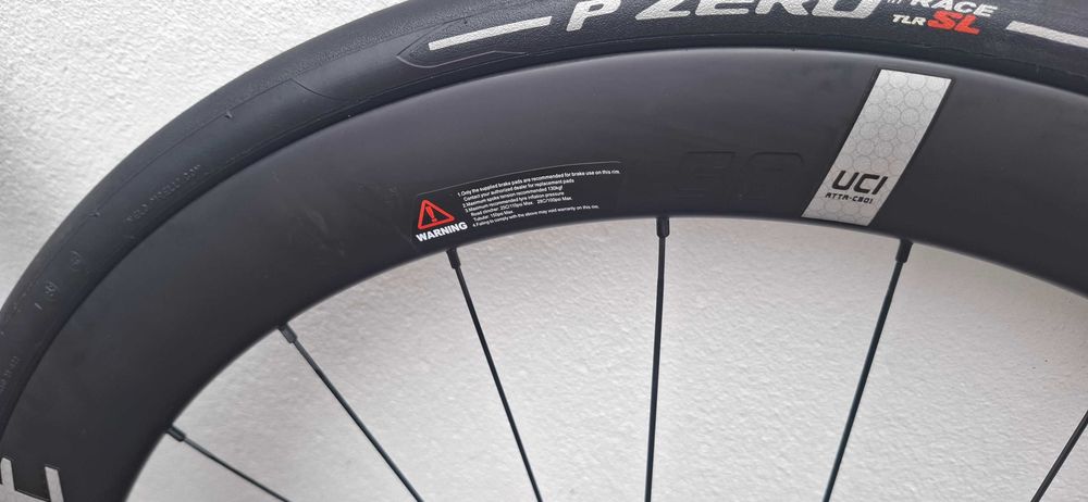 Rodas de ciclismo de estrada em Carbono perfil 50 mm