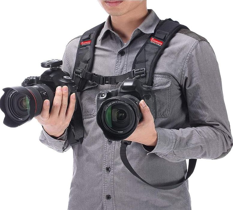 ZTOWOTO Pasek na ramię Dual Shoulder Camera Harness