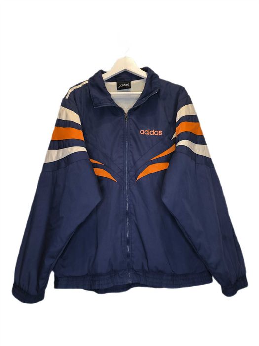 Kurtka Adidas Wiatrówka Vintage Lata 90s Ortalion Logo L