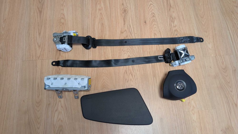Conjunto Kit Airbags Tablier VW Amarok Volkswagen Volante Cintos