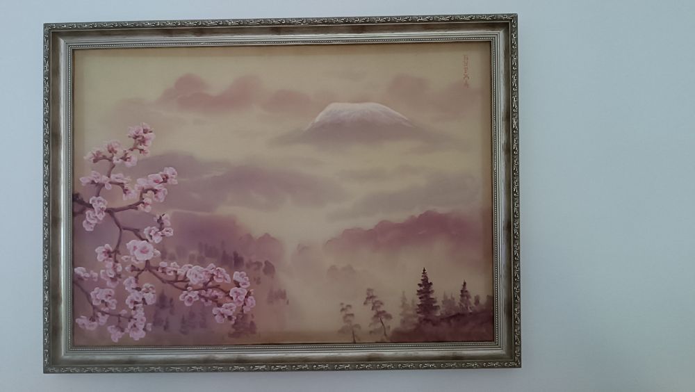 Картина холст сакура