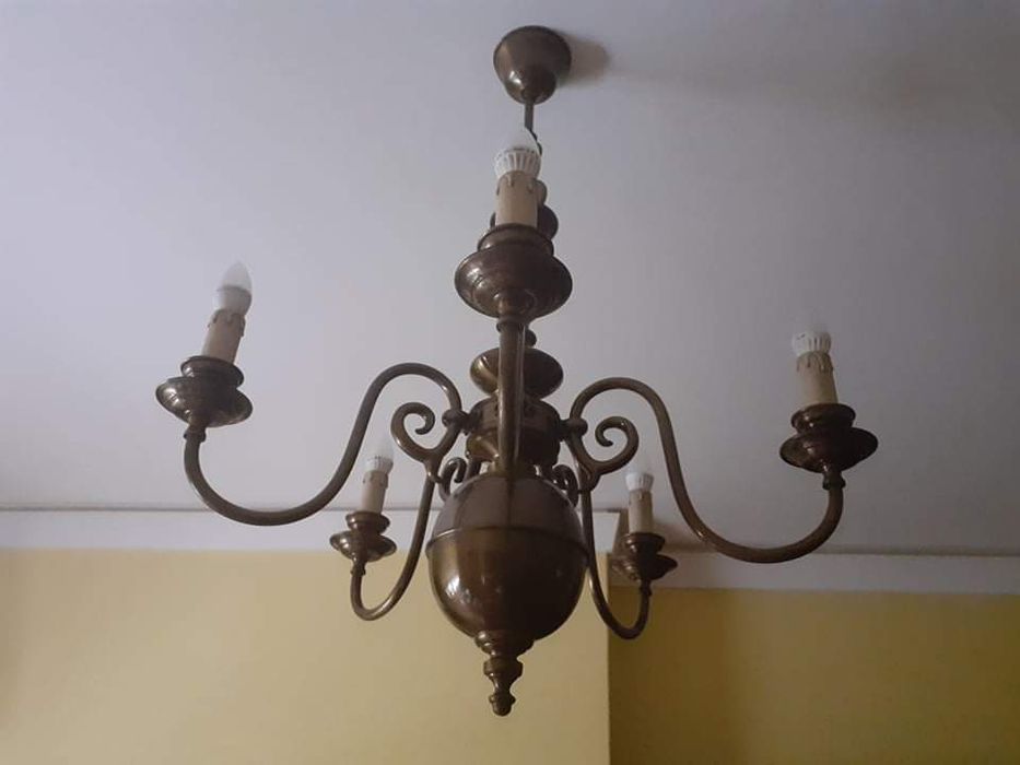 Candeeiro de sala  5 velas- baixa de preço