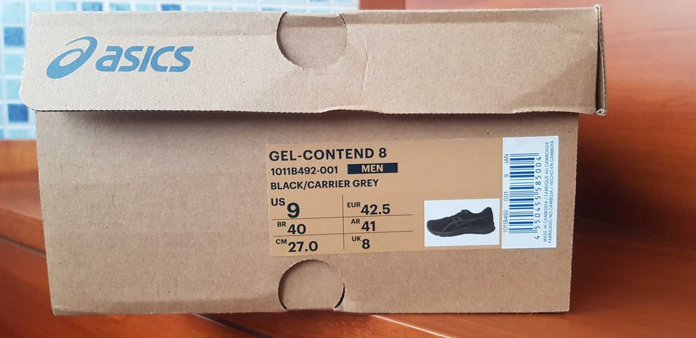 Sapatilhas Asics Gel Contend 8 pretas