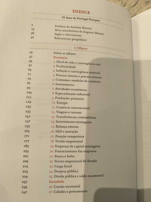 Livro "25 Anos de Portugal Europeu" de Augusto Mateus