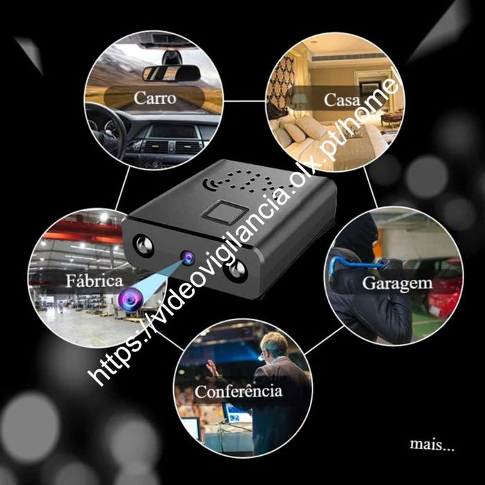 Micro Câmara Espia S/FIOS ‼️ Visão Noturna FullHD ‼️ Deteção Movimento