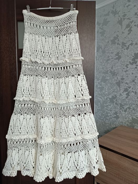 В'язана юбка спідниця, ручна робота