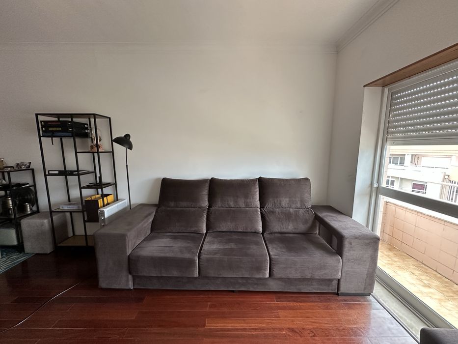 Sofá de 3 lugares com Chaise-Longue