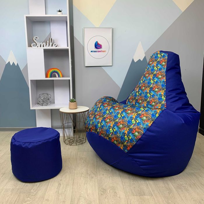 Акційна пропозиція крісло мішок, крісло груша,пуф, м'яч, мешок