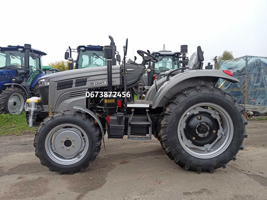 Трактор Скаут ТЕ 504 Реверс Рівна підлога Резина Armour двигун KM495BT