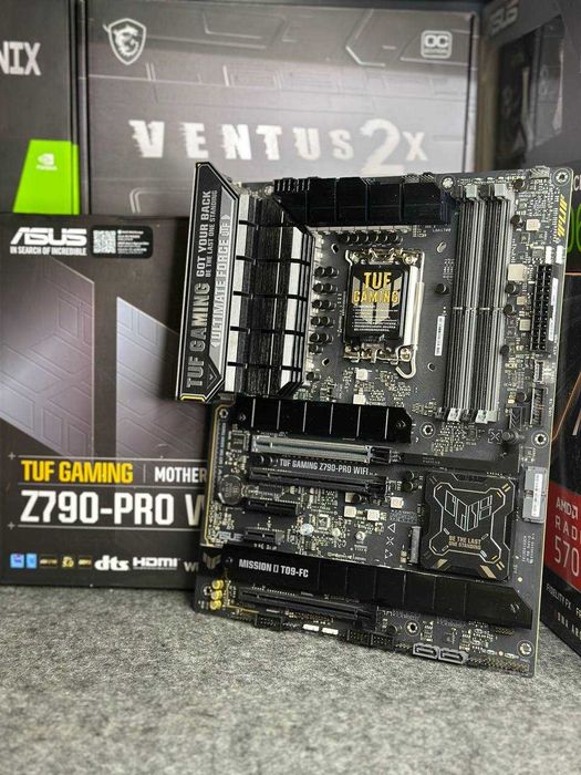 Материнська плата ASUS TUF Gaming Z790-Pro WiFi DDR5 | ПОВНИЙ КОМПЛЕКТ | Гарантія 90 днів