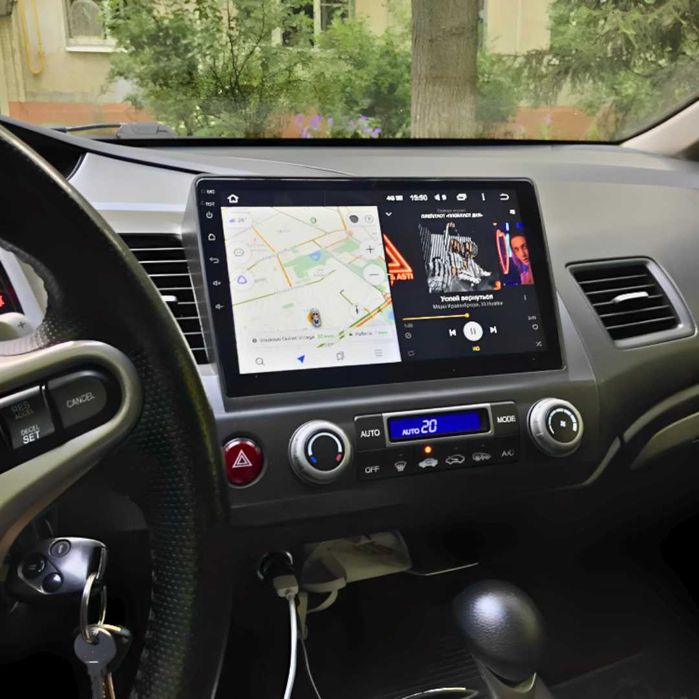 Rádio 2DIN HONDA Civic Sedan Hybrid (2006 até 2011) • Android [4+64GB]