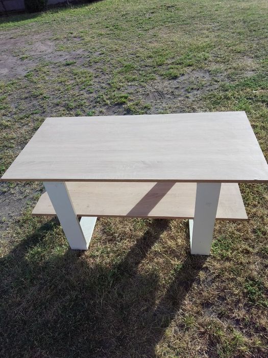 Ława biała 100cm/50cm