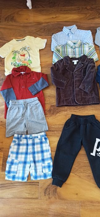 Sg Zestaw ubrań 86 kurtka 86  bluza 86 polar 86 spodnie 86 koszula 86