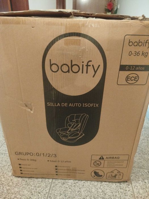 Cadeira Auto BABIFY Giratório 360º (Grupo 0/1/2/3)