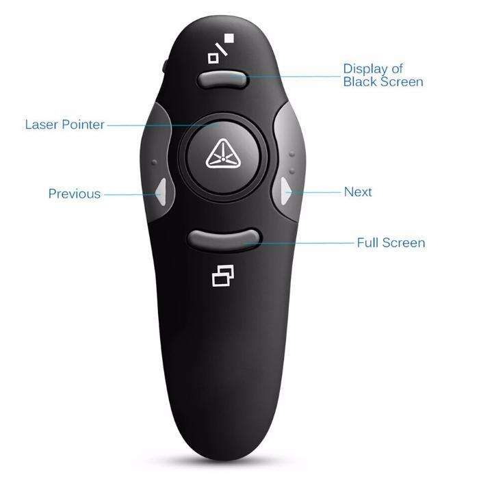 Controlo remoto com laser para powerpoint - apresentador ppt