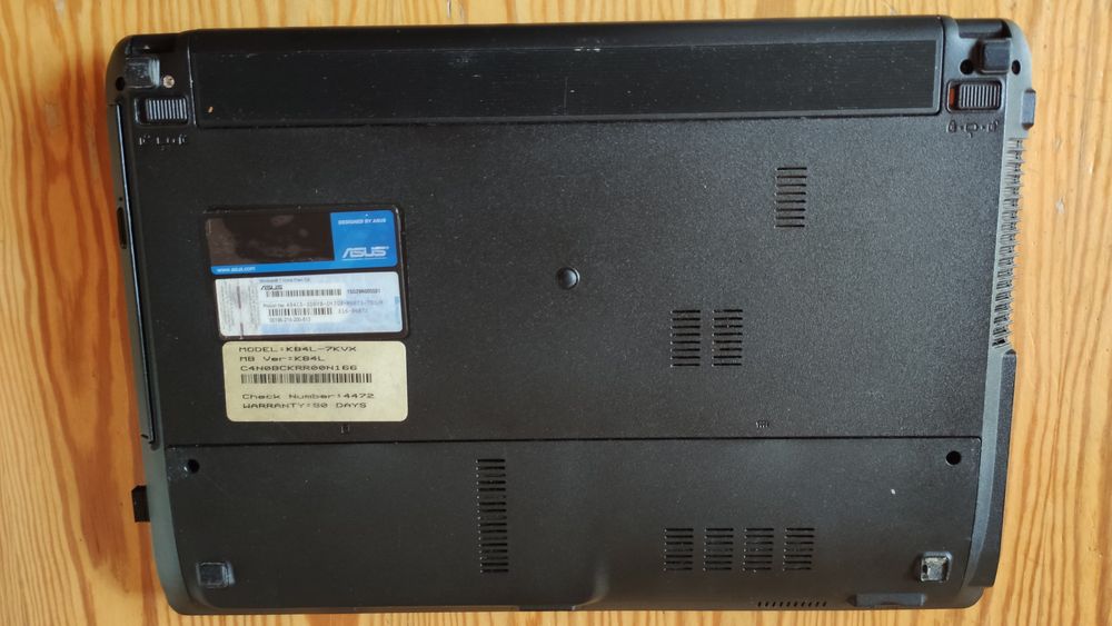 laptop asus sprawny,  brak baterii