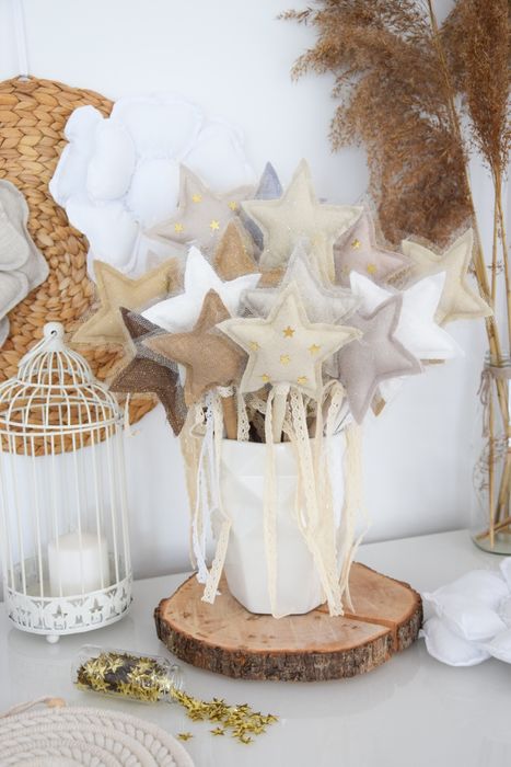 Szycie Lniana różdżka dla dziecka