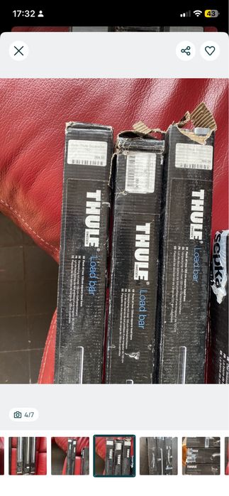 Wyprzedaż belki dachowe Thule Wingbar ( Edge )
