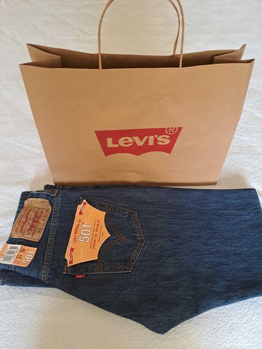 Calças ganga Levis 501