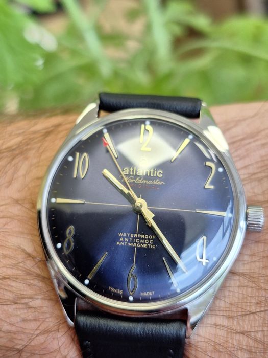 Atlantic worldmaster granatowy niebieski blue