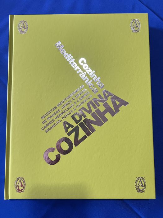 Coleção completa de 6 livros “Cozinha Mediterrânica” (sem DVDs).