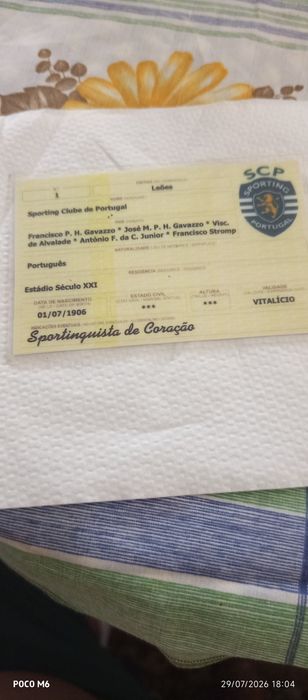 BI do Sporting clube de Portugal