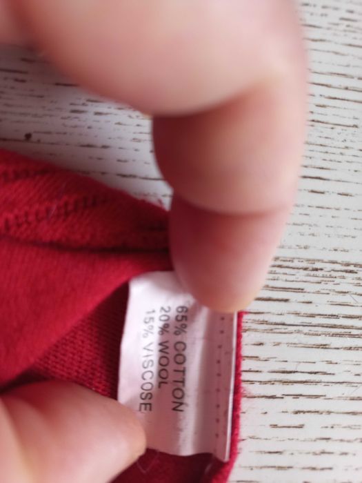 Джемпер червоний XL НЕ СИНТЕТИКА