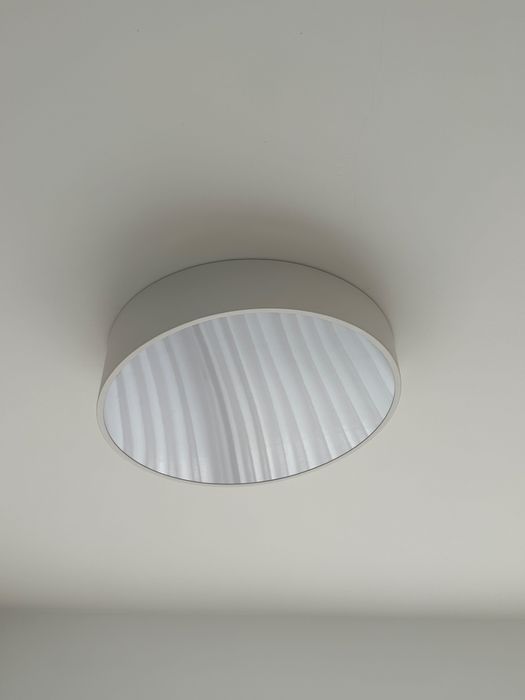 Candeeiro Teto Redondo Branco LED.