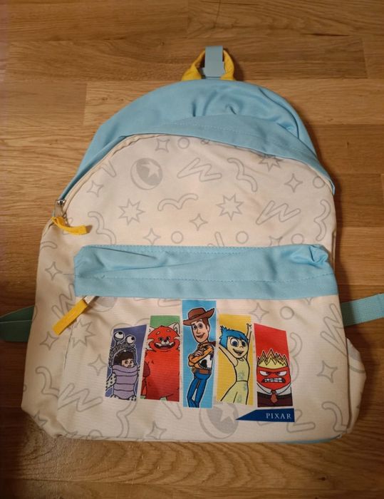 Nowy oryginalny niebieski plecak Disney pixar