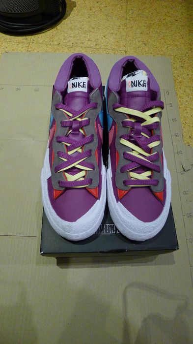 Nike Kaws Sacai Blazer Low Purple 44