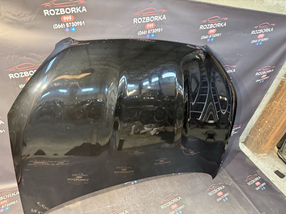 Капот Nissan Qashqai j10 10-13р z11 Кашкай джі10 чорний металік