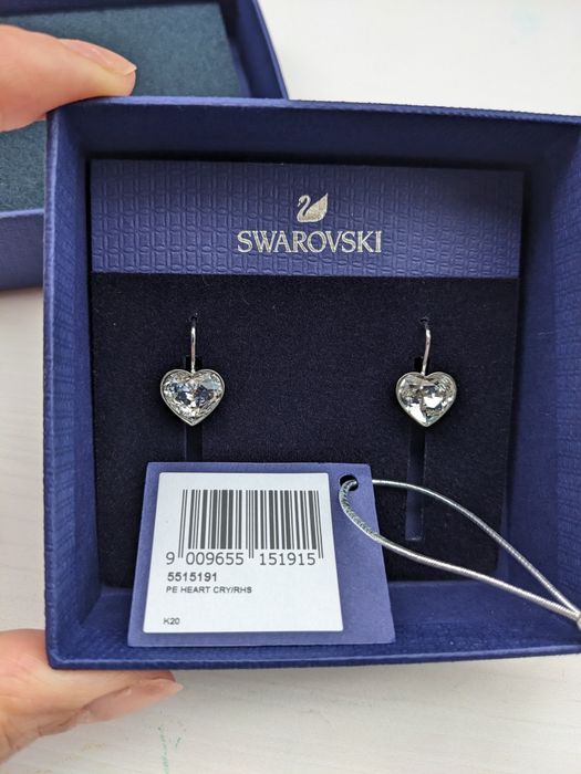 Nowe kolczyki Swarovski serca