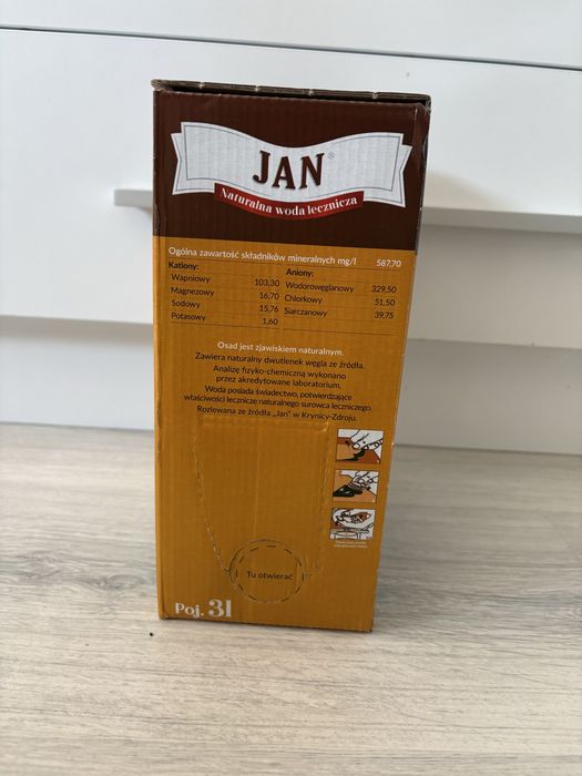 Woda lecznicza Jan 3L