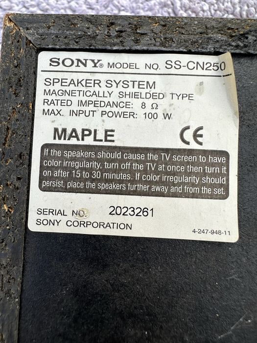 Sony głosniki od kina domowego 100w